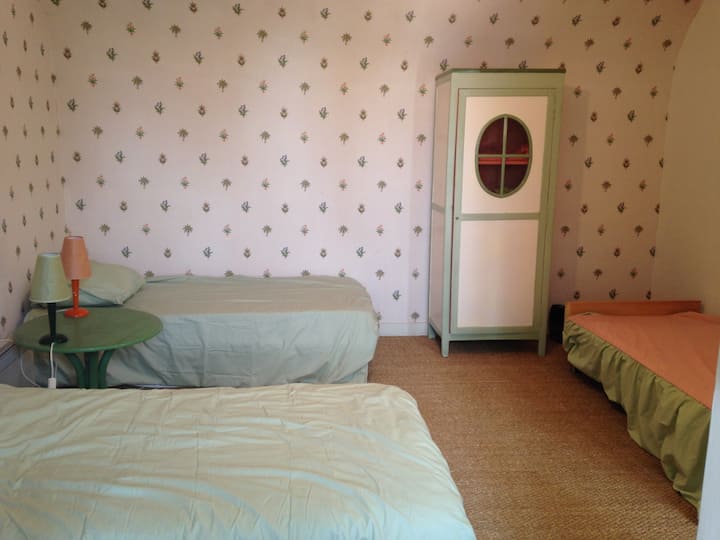 The 3-bed dormitory on the second floor