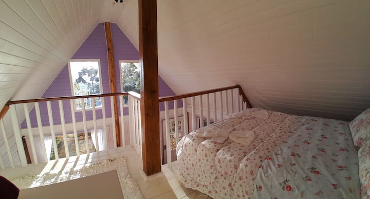 Spálňa s výhľadom na západ slnka 