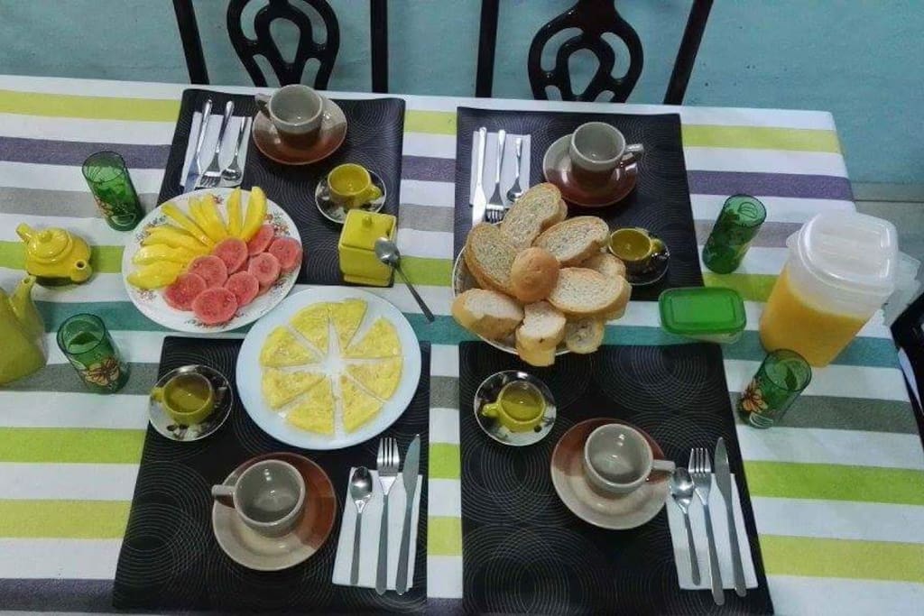 Colazione su richiesta