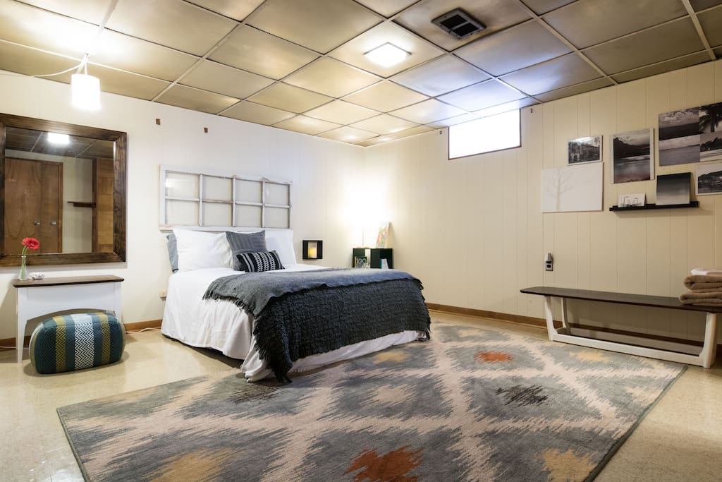 Large private basement room with attached full bath