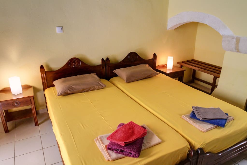 Bed close view