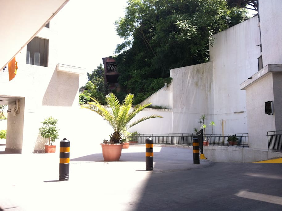 view of the gated community