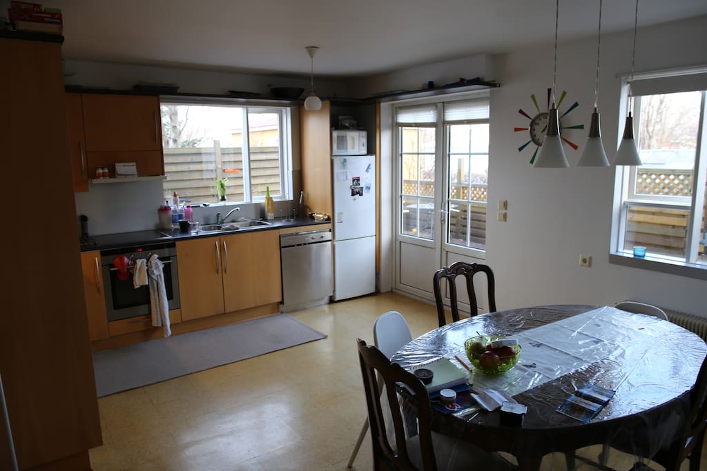 Kitchen and dining room