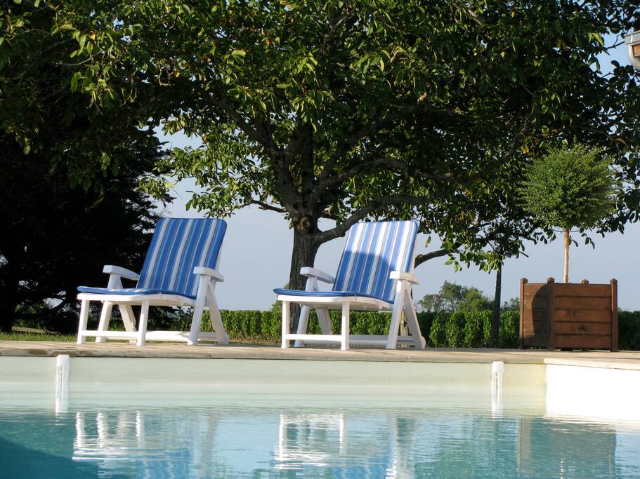 Notre piscine extérieure chauffée