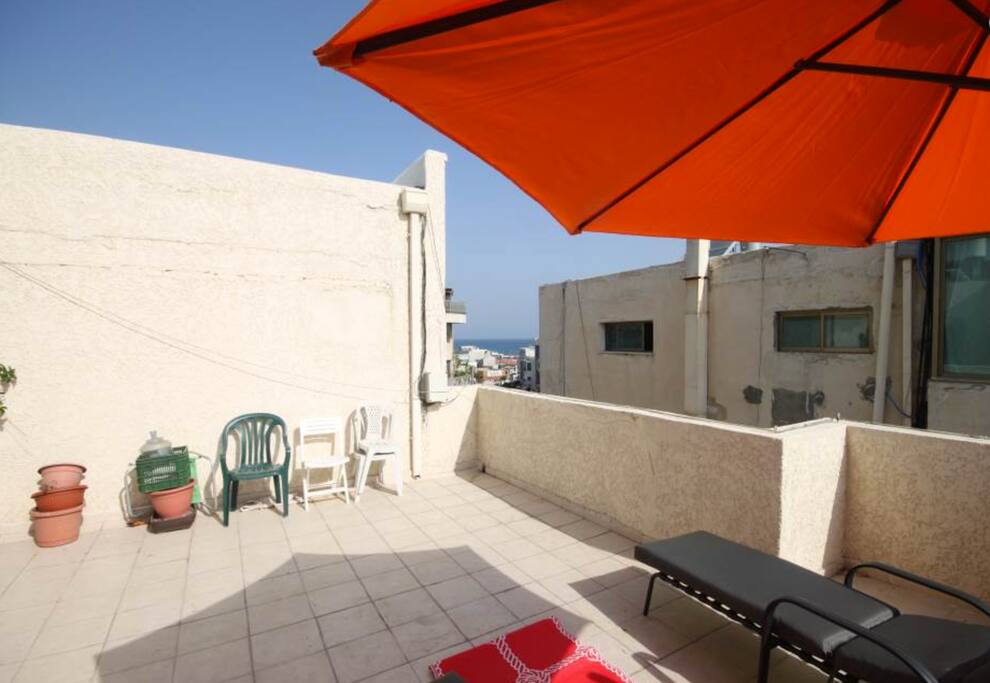 Sunny rooftop