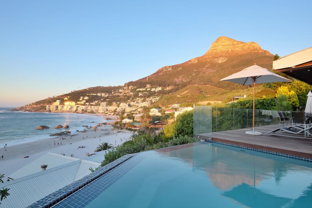The Pool & View of beaches & Lions Head