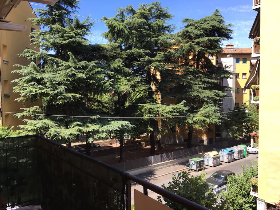 vista dal balcone