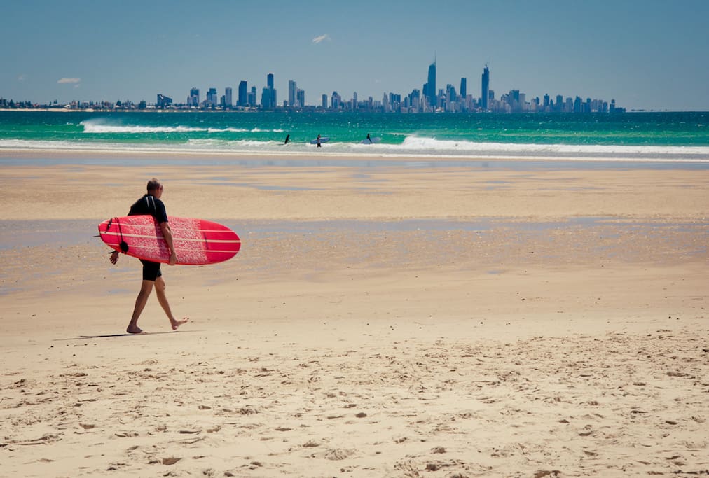 Learn to Surf at our local Tugun/Currumbin beaches