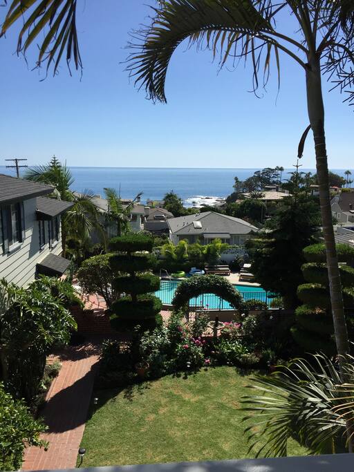 View from our walkway upstairs.