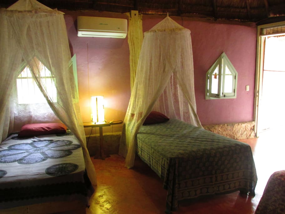 Single beds at Hannuman House