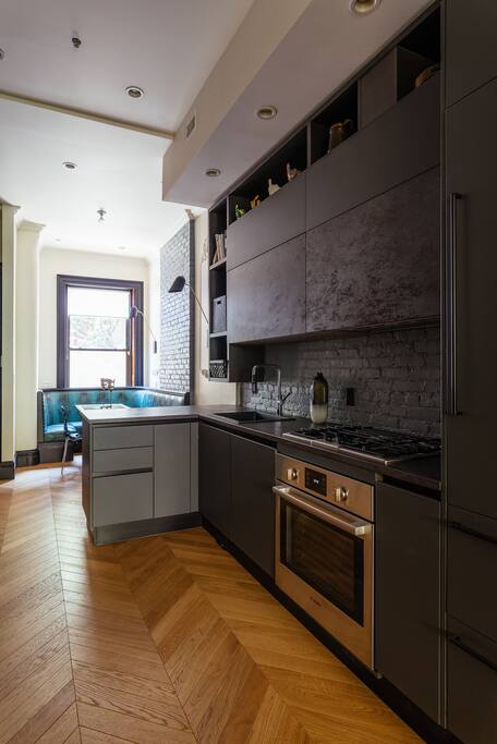 Kitchen and dining area