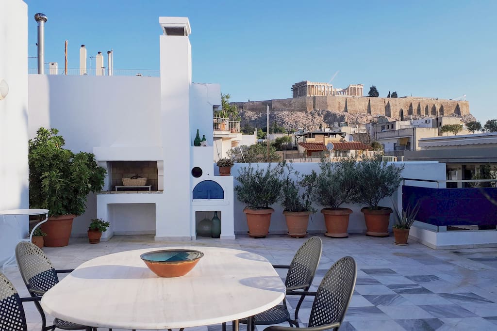 What A View! Acropolis Penthouse Private Terrace Apartments for Rent