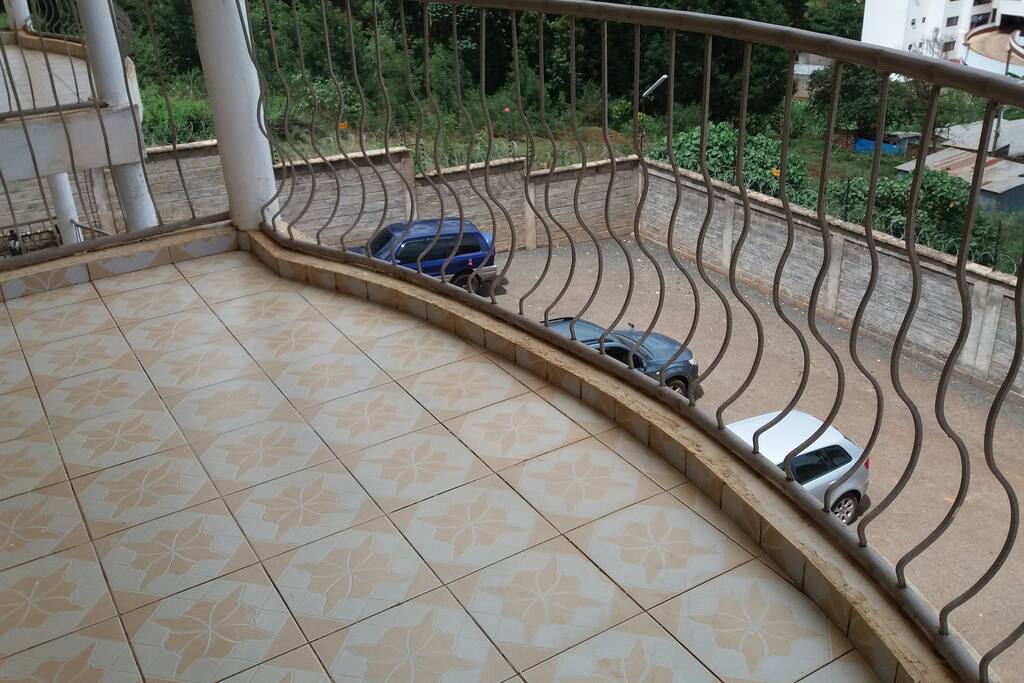 Spacious Balcony with excellent views