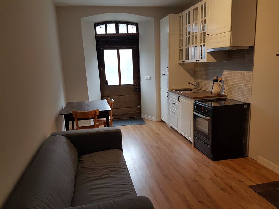 Main Room with kitchen.