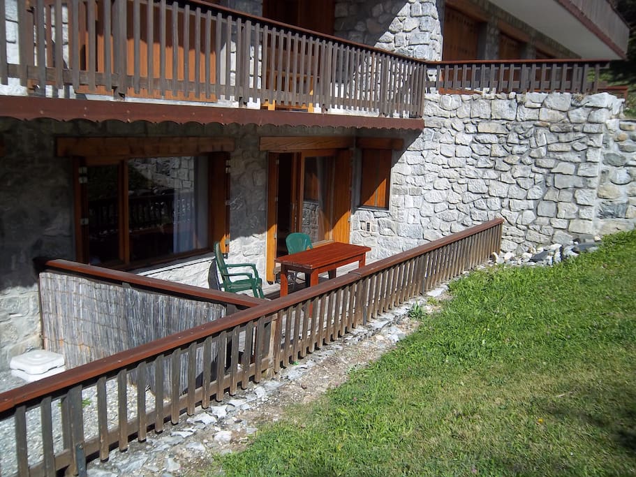 Terrasse Rdc plein sud appartement