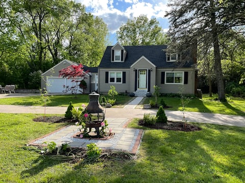 Cheerful 3 BR home with level private yard.