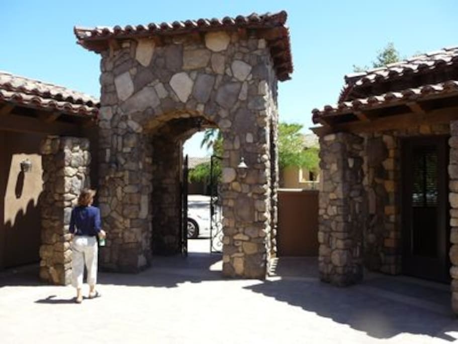 one of our courtyards