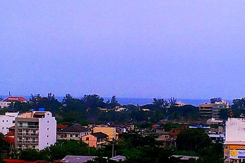 Sea view from one of the rooms