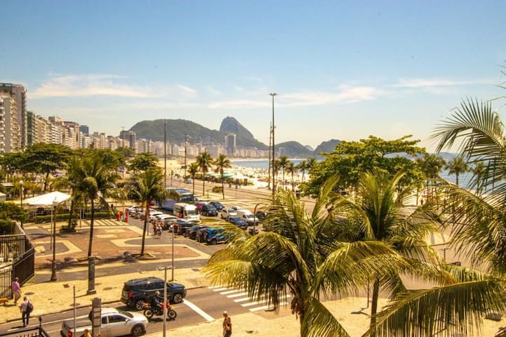Appartement avec vue mer sur plage de Copacabana