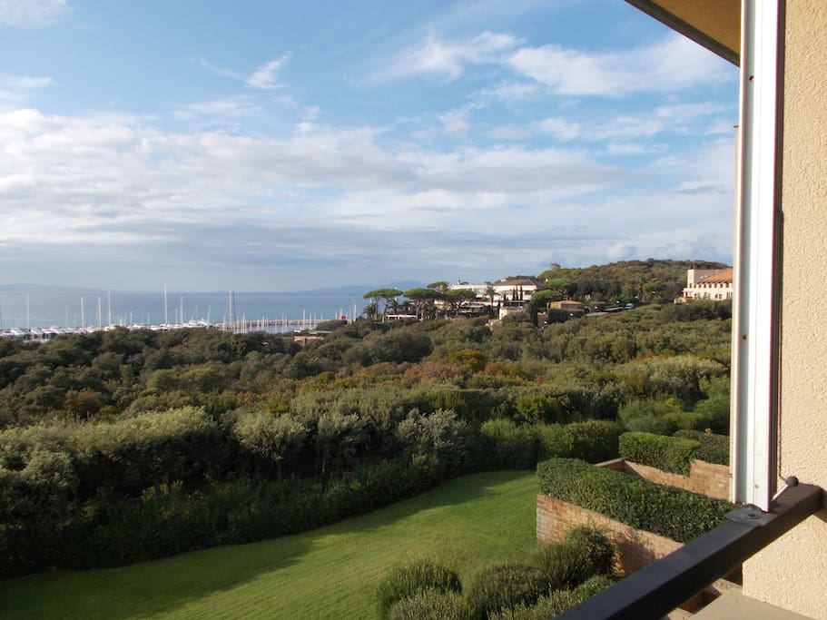 vista dal balcone