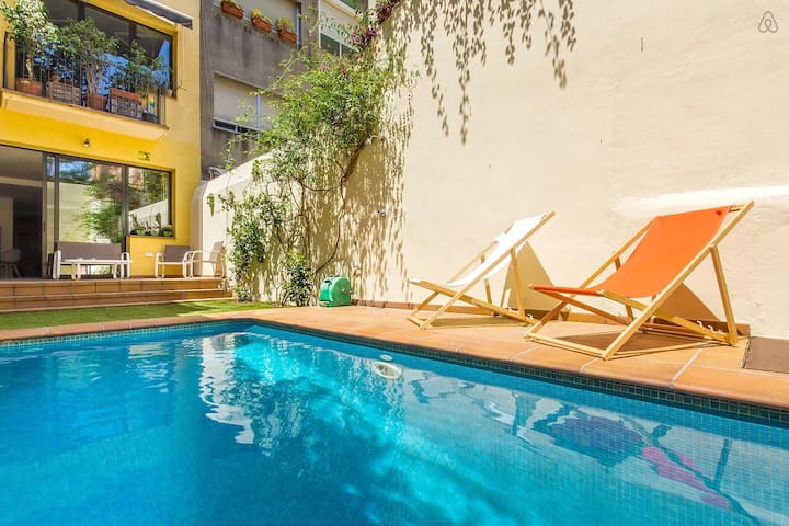 Modern Apartment in Gracia with Private Pool