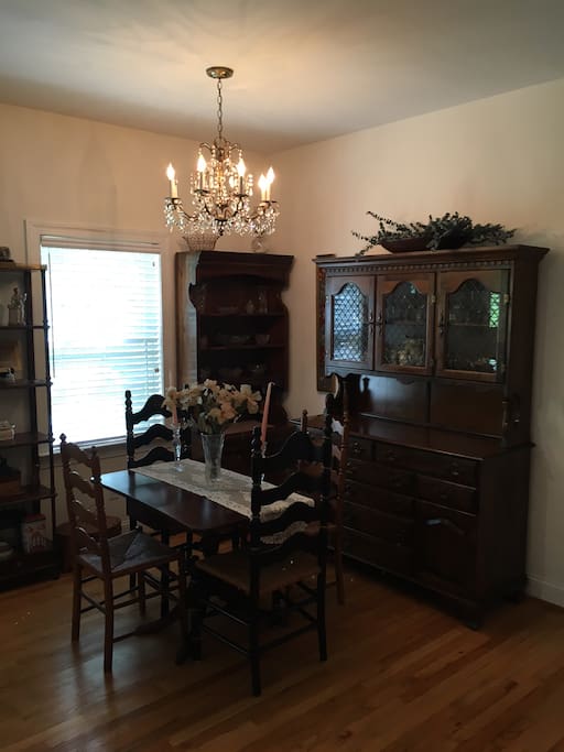 Dining room area