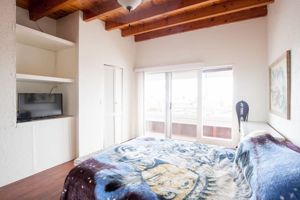 Expanded view of master bedroom