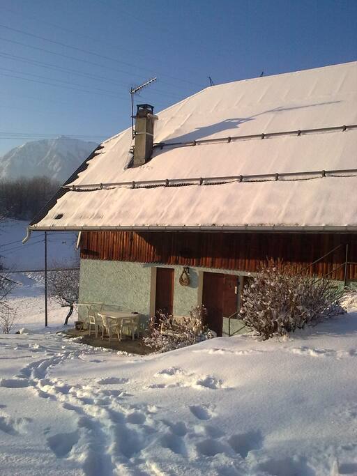 La maison en hiver