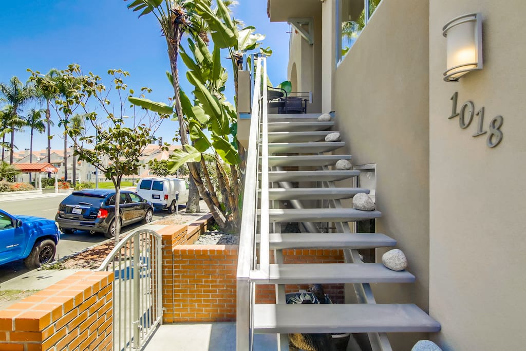 Few more stairs to climb to reach the front door