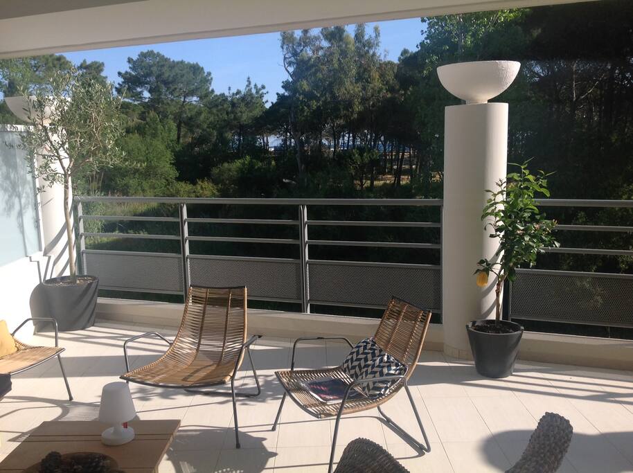 Terrasse 20 m2 vue mer