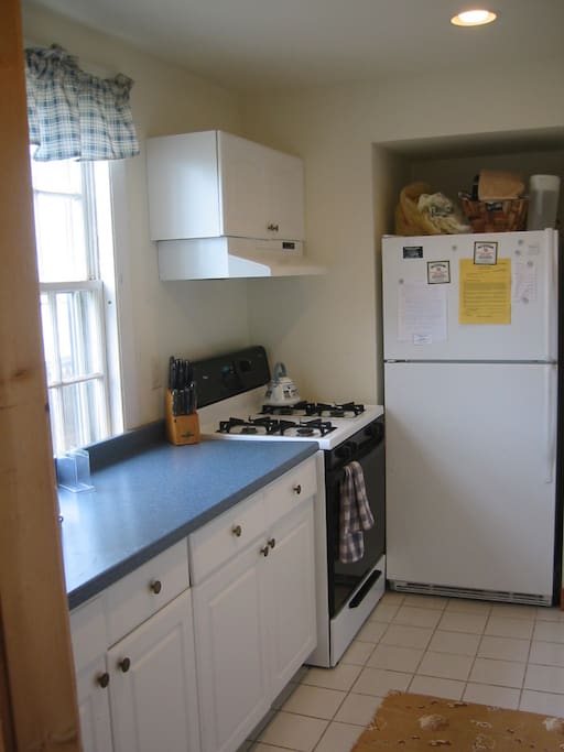 Kitchen , fridge, dishwasher,micro with gas stove