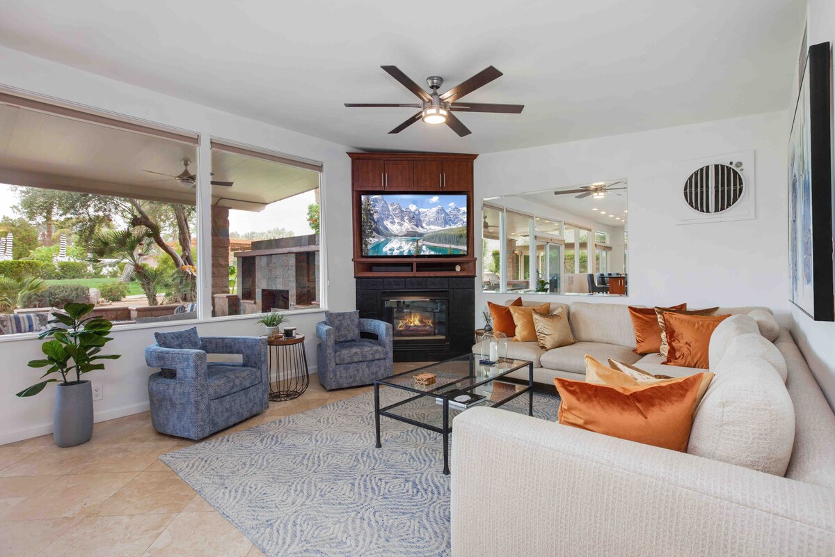 Popular Airbnb listing: Entertainers patio with stunning views ! in Indian Wells