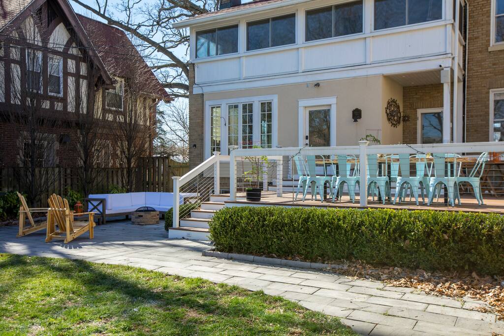 Backyard + Deck space