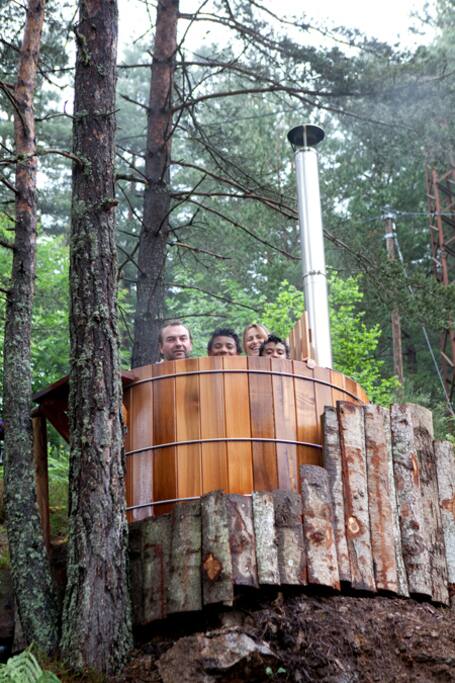 Bain norvégien en pleine nature en supplément