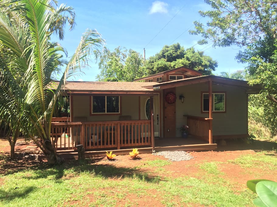 Waimea Hideaway tucked away in the peaceful hills of Pupukea, North Shore