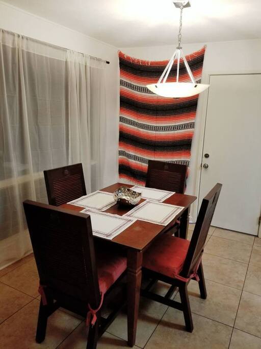 Dining room area