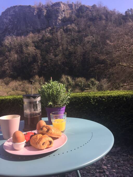 Breakfast with a view!