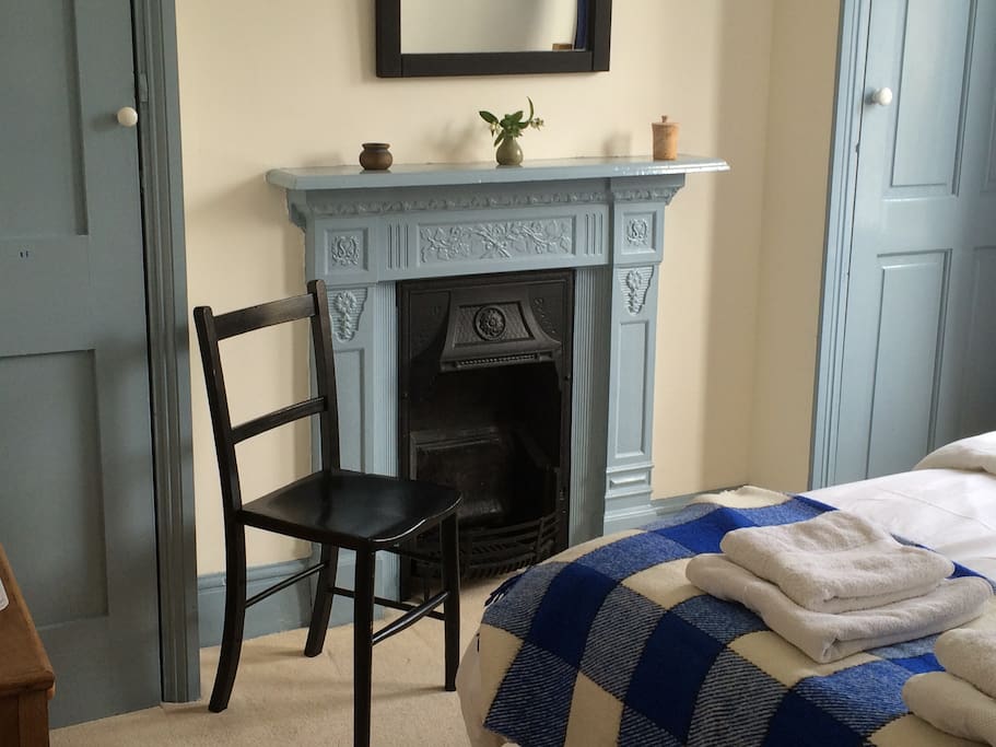 Original Victorian fireplace