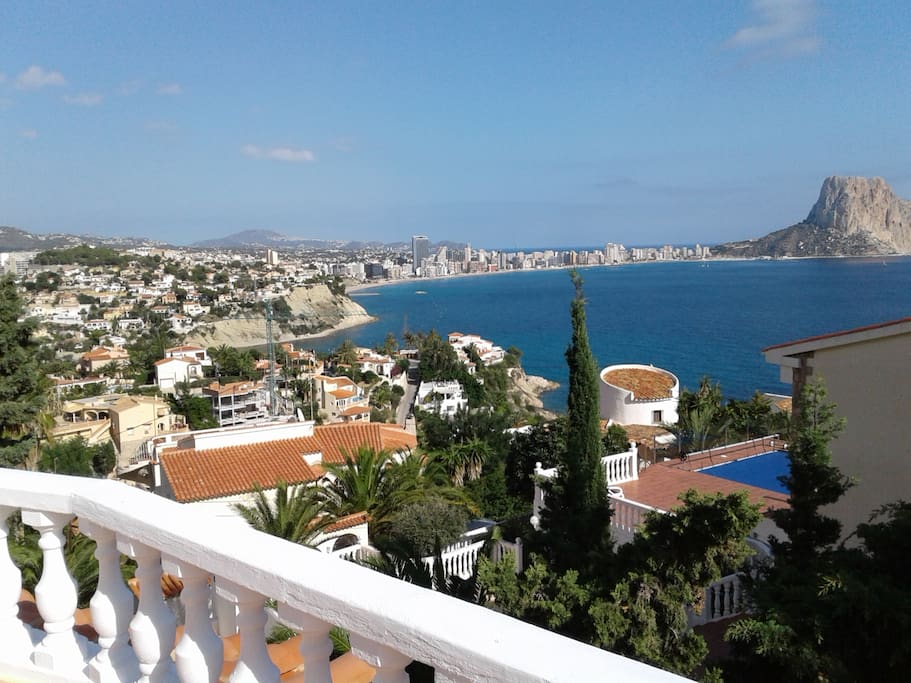 Blick auf die Bucht von Calpe