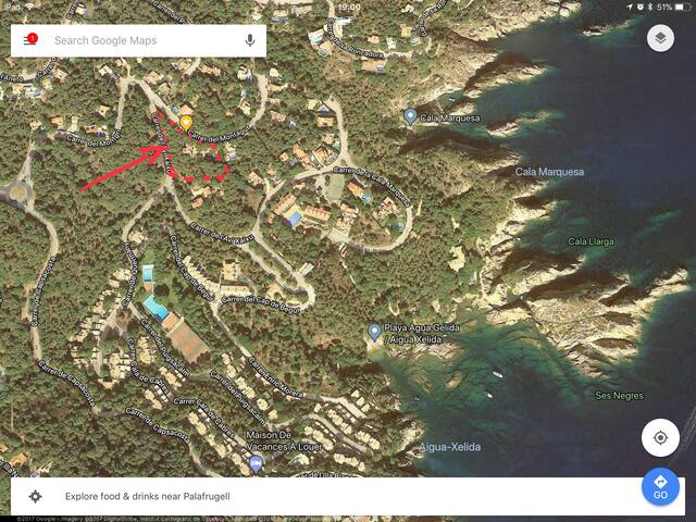 Pins, Jardin, piscine et repas au soleil de l’été gallery image 3