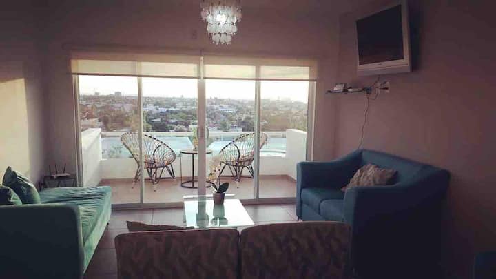 La Paz Condo W/city, Bay & Pool Views From Balcony - La Paz, Mexico