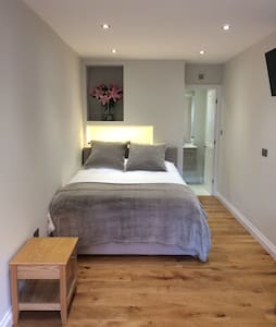 South facing garden room, with private terrace.