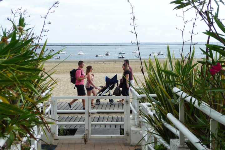Superb And Bright Apartment Wifi Direct Access To Beach View Basin - Arcachon