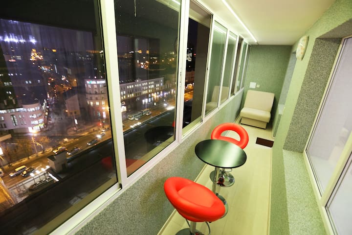 Apartment with great view in the heart of Minsk
