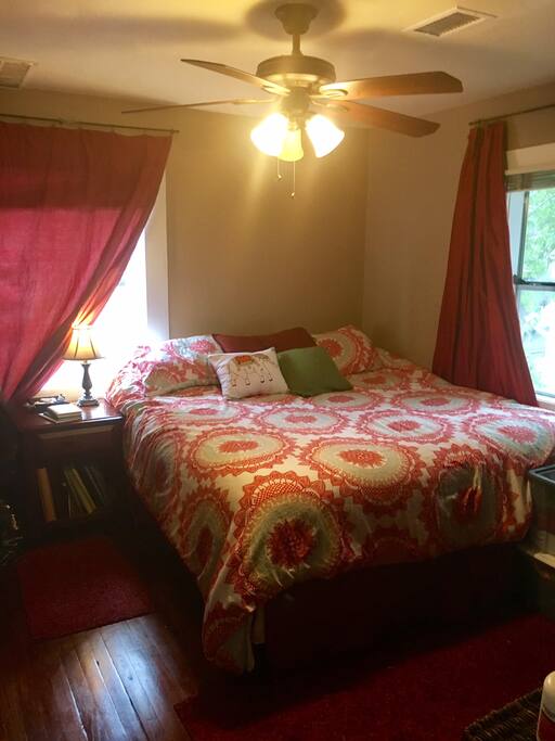 Master bedroom - king sized bed