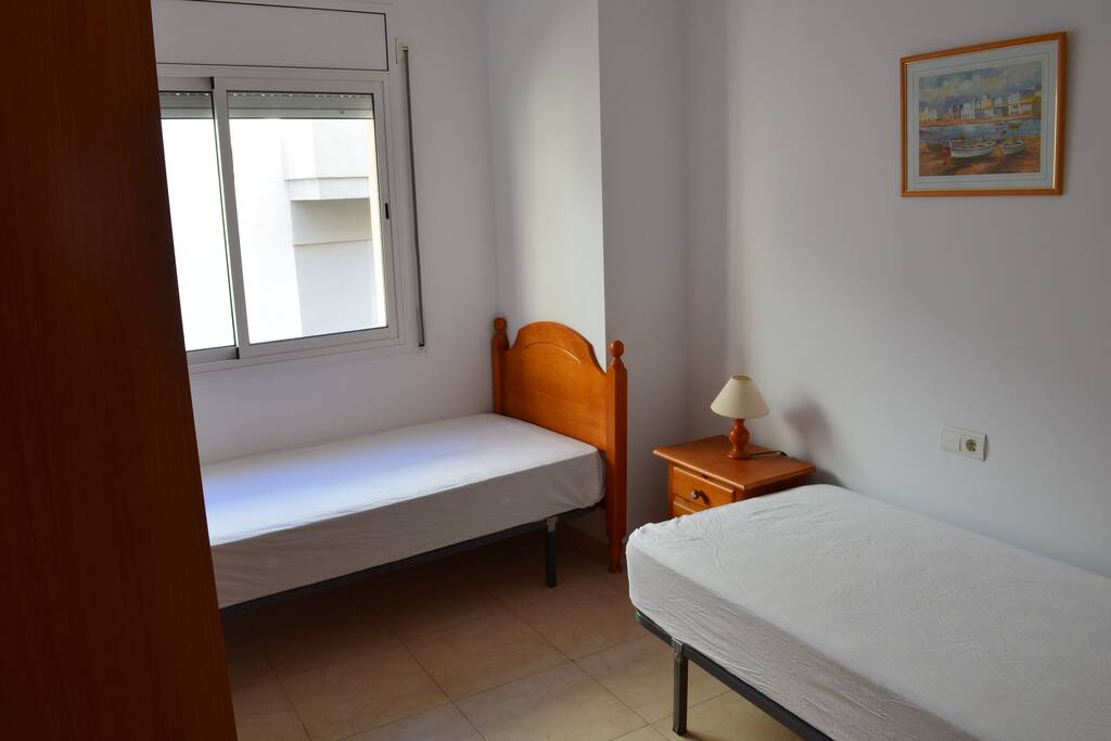 habitacion con dos camas