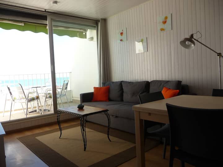 T2 Première Ligne De Mer Avec Terrasse Et Parking - La Grande-Motte