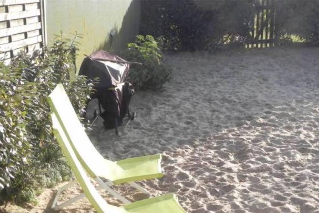 Jardin de sable plein sud