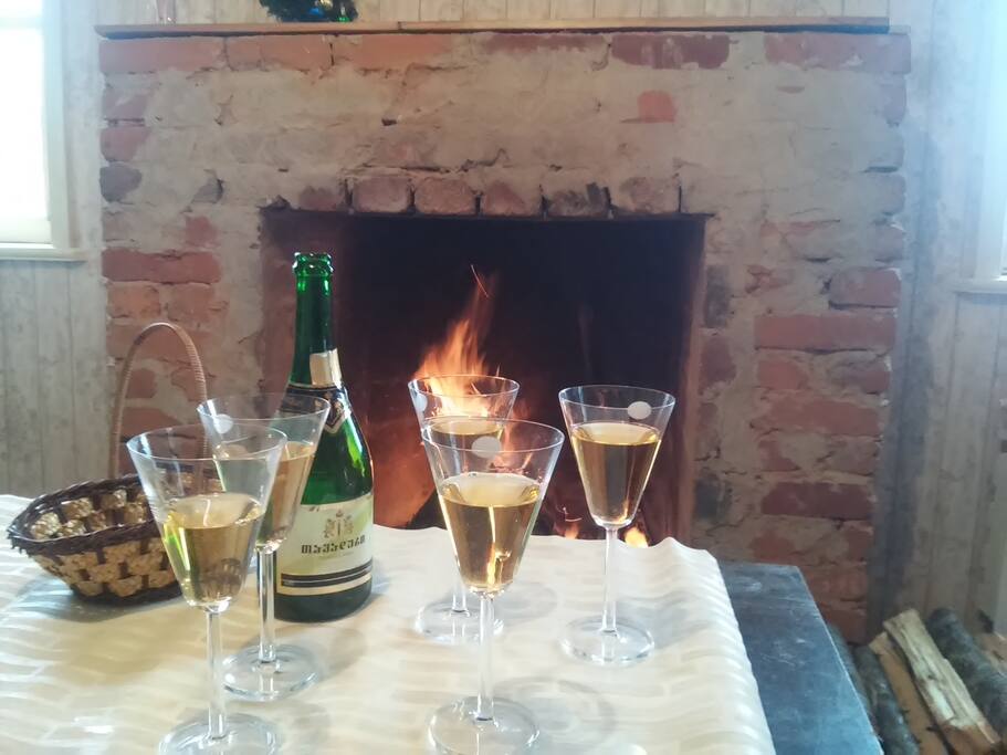 Fireplace in a Living room