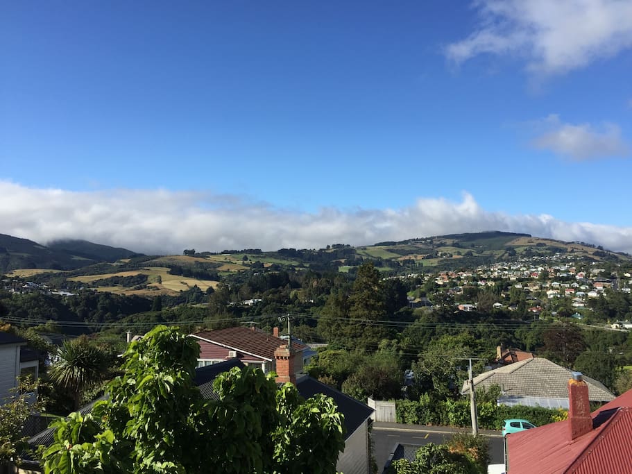 Great views to the north of the city